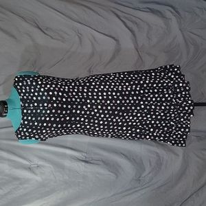 Sandra Darren Polka Dot Dress